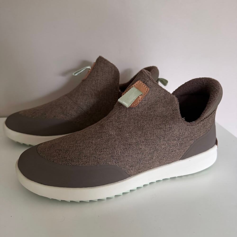 Olukai Brown Lipoa Sneaker Boots Waterproof Shoes Slip On Ankle Size 8
